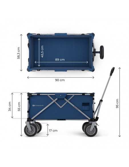 Kinderkraft ROLLSTER Foldable touring wagon-Blue kinderkraft