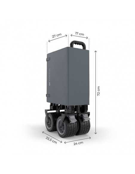 Kinderkraft ROLLSTER Foldable touring wagon-Grey kinderkraft