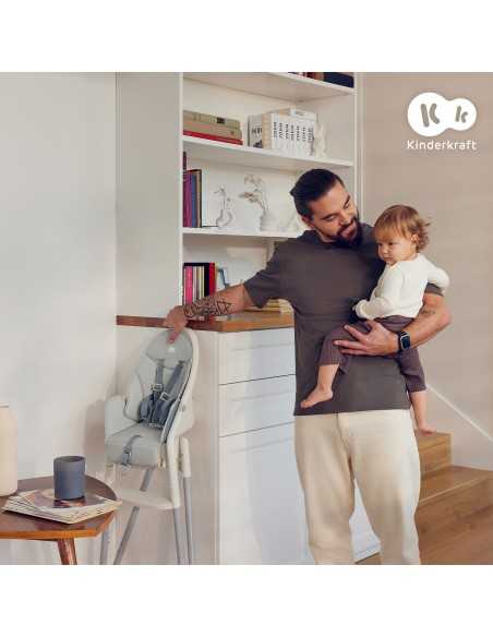 Kinderkraft DINNLY High chair 2in1-Grey kinderkraft