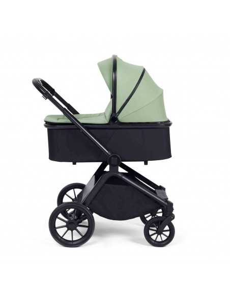 Ickle Bubba Altima 12 Piece Travel System with Maxi Cosi Cabriofix i Size Car Seat & ISOFIX Base-Sage Green