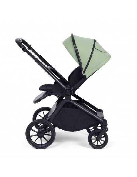 Ickle Bubba Altima 12 Piece Travel System with Maxi Cosi Cabriofix i Size Car Seat & ISOFIX Base-Sage Green
