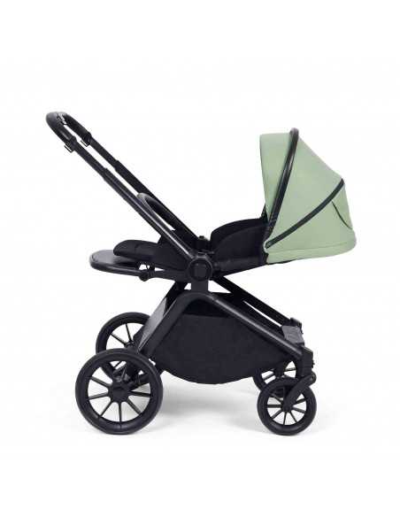 Ickle Bubba Altima 12 Piece Travel System with Maxi Cosi Cabriofix i Size Car Seat & ISOFIX Base-Sage Green