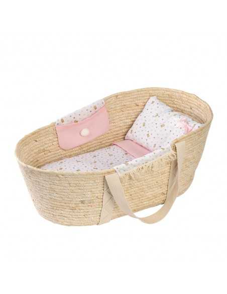 Llorens Dolls Carrycot accessory for Llorens dolls 40-42 cm - pink (201) Llorens Dolls
