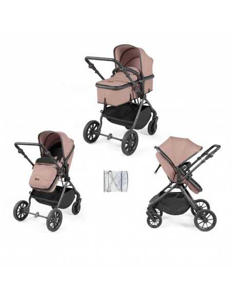 Ickle Bubba Cosmo Gunmetal Chassis 2in1 Travel System-Desert/Black Ickle Bubba