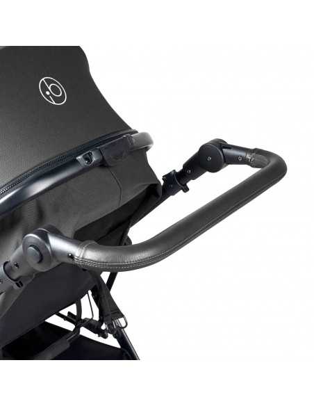 Ickle Bubba Cosmo Black Chassis 9 Piece Travel System with i Size Nimbus Car Seat & Spin ISOFIX Base-Graphite Grey/Black Ickle Bubba