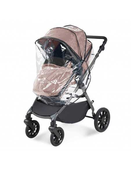 Ickle Bubba Cosmo Gunmetal Chassis 9 Piece Travel System with Maxi Cosi Cabriofix i Size Car Seat & ISOFIX Base-Desert/Black Ickle Bubba