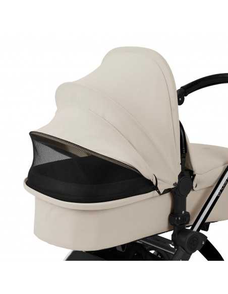 Ickle Bubba Stomp Luxe Black Frame 2in1 Travel System-Stone/Black Handle Ickle Bubba
