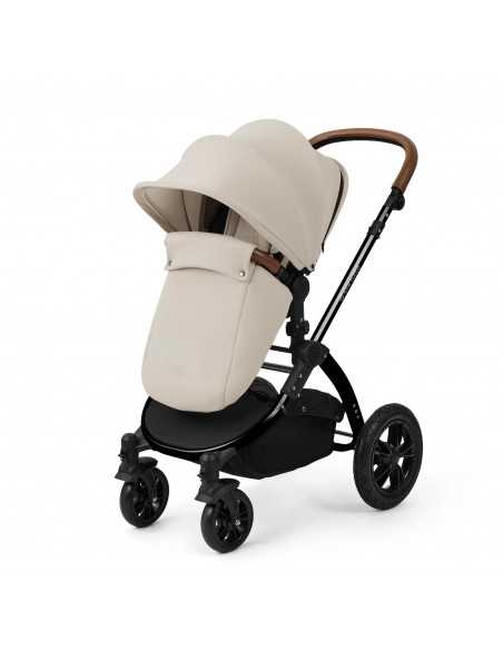 Ickle Bubba Stomp Luxe Black Frame 2in1 Travel System-Stone/Tan Handle Ickle Bubba
