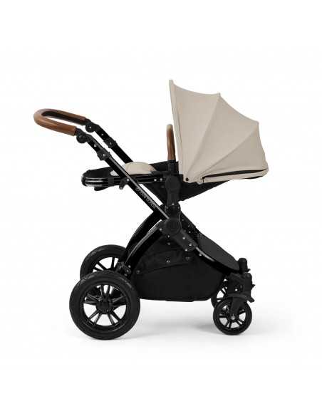 Ickle Bubba Stomp Luxe Black Frame 2in1 Travel System-Stone/Tan Handle Ickle Bubba