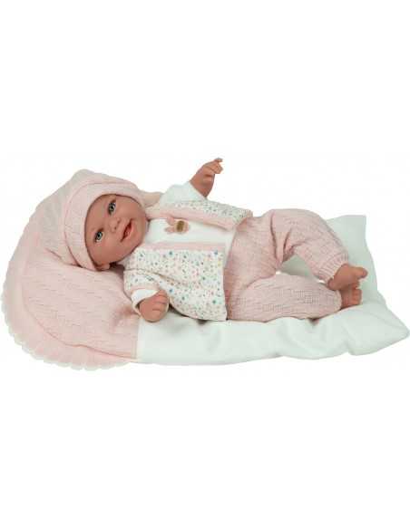 Arias 35 cm Elegance Babyto Rosa Doll-Pink (60967) Llorens Dolls