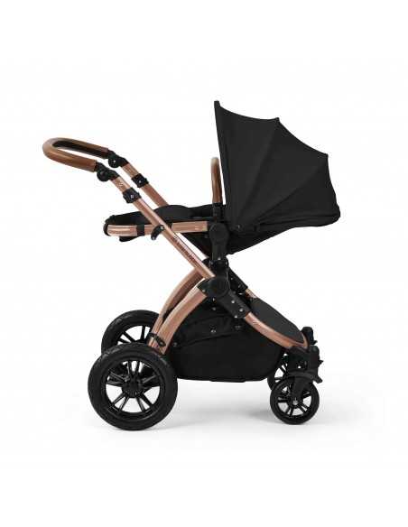 Ickle Bubba Stomp Luxe 12 Piece Travel System with i Size Nimbus Car Seat & Spin ISOFIX Base-Bronze/Midnight/Tan Ickle Bubba