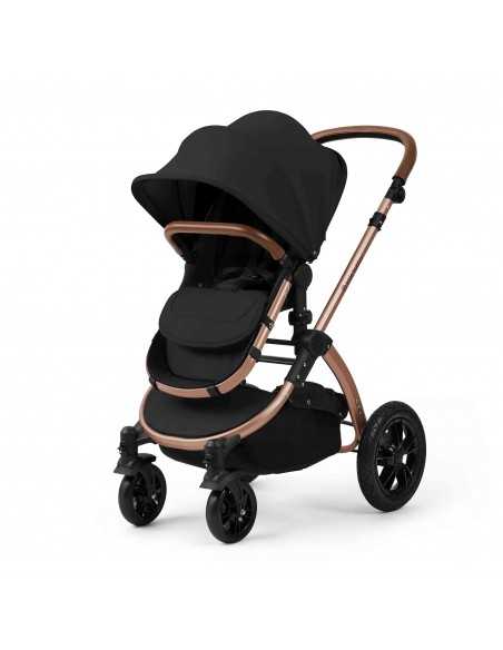 Ickle Bubba Stomp Luxe 12 Piece Travel System with i Size Nimbus Car Seat & Spin ISOFIX Base-Bronze/Midnight/Tan Ickle Bubba
