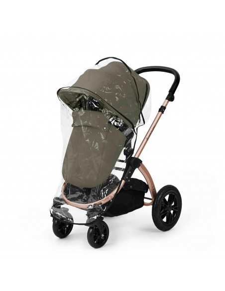 Ickle Bubba Stomp Luxe 12 Piece Travel System with i Size Nimbus Car Seat & Spin ISOFIX Base-Bronze/Woodland/Black Ickle Bubba