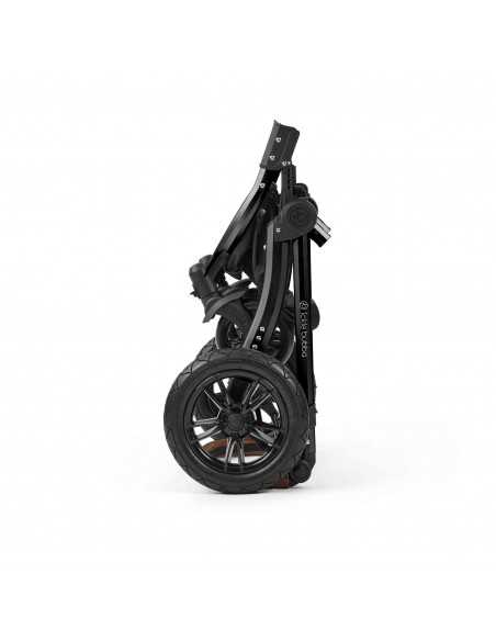 Ickle Bubba Stomp Luxe 12 Piece Travel System with i Size Nimbus Car Seat & Spin ISOFIX Base-Black/Midnight/Tan Ickle Bubba