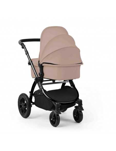 Ickle Bubba Stomp Luxe 12 Piece Travel System with i Size Nimbus Car Seat & Spin ISOFIX Base-Black / Desert / Black Ickle Bubba