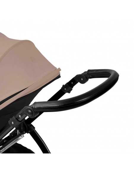 Ickle Bubba Stomp Luxe 12 Piece Travel System with i Size Nimbus Car Seat & Spin ISOFIX Base-Black / Desert / Black Ickle Bubba