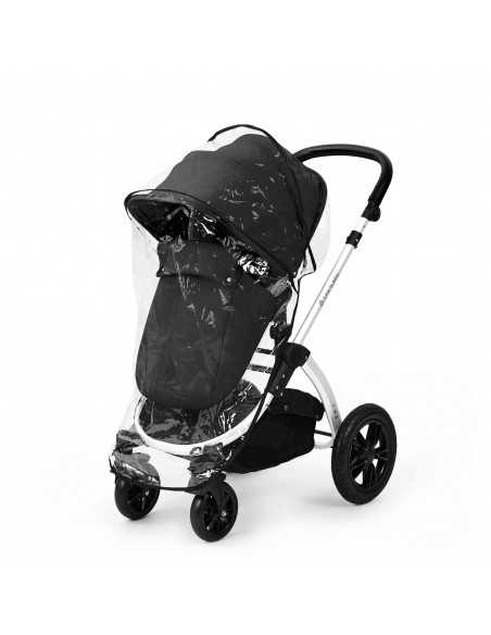 Ickle Bubba Stomp Luxe 12 Piece Travel System with i Size Nimbus Car Seat & Spin ISOFIX Base-Silver / Midnight / Black Ickle Bubba
