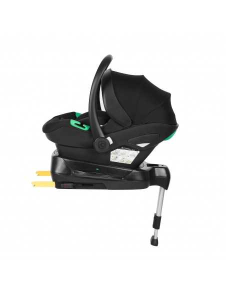 Ickle Bubba Stomp Luxe 12 Piece Travel System with i Size Nimbus Car Seat & Spin ISOFIX Base-Silver / Charcoal Grey / Tan Ickle Bubba