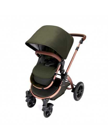 Ickle Bubba Stomp V4 2in1 Bronze Chassis Travel System-Woodland Ickle Bubba