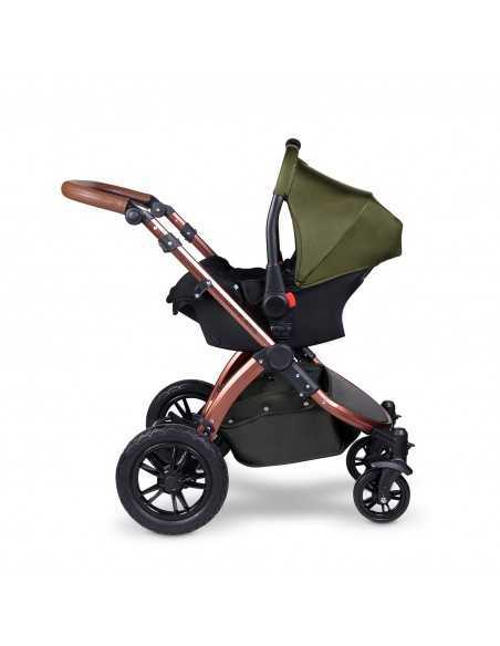 Ickle Bubba Stomp V4 2in1 Bronze Chassis Travel System-Woodland Ickle Bubba