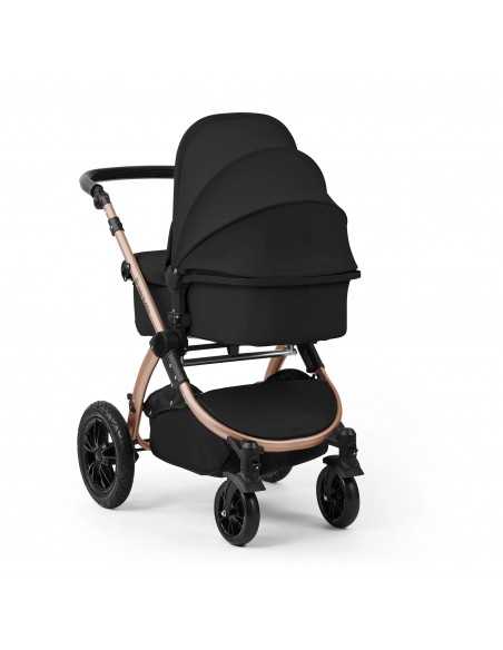 Ickle Bubba Stomp Luxe 12 Piece Travel System with Maxi Cosi Cabriofix i Size Car Seat & ISOFIX Base - Bronze / Midnight / Black Ickle Bubba