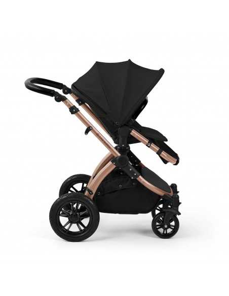 Ickle Bubba Stomp Luxe 12 Piece Travel System with Maxi Cosi Cabriofix i Size Car Seat & ISOFIX Base - Bronze / Midnight / Black Ickle Bubba