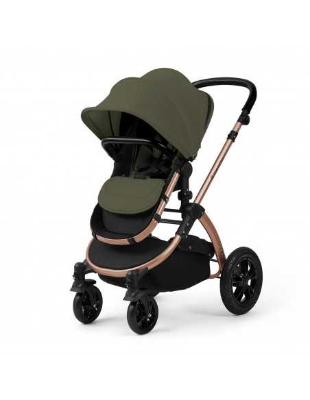 Ickle Bubba Stomp Luxe 12 Piece Travel System with Maxi Cosi Cabriofix i Size Car Seat & ISOFIX Base - Bronze / Woodland / Black Ickle Bubba