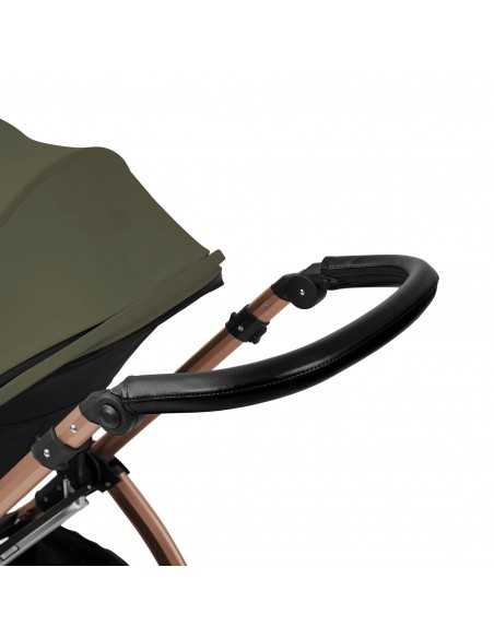 Ickle Bubba Stomp Luxe 12 Piece Travel System with Maxi Cosi Cabriofix i Size Car Seat & ISOFIX Base - Bronze / Woodland / Black Ickle Bubba
