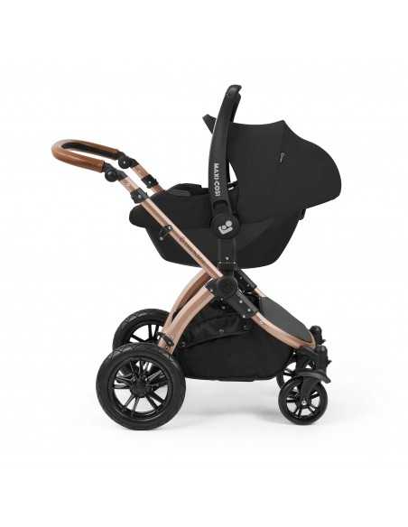 Ickle Bubba Stomp Luxe 12 Piece Travel System with Maxi Cosi Cabriofix i Size Car Seat & ISOFIX Base - Bronze / Woodland / Tan Ickle Bubba
