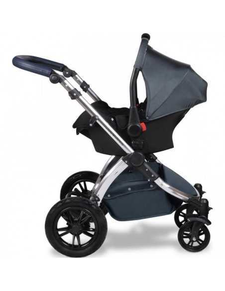 Ickle Bubba Stomp V4 2in1 Chrome Chassis Travel System-Blueberry Ickle Bubba