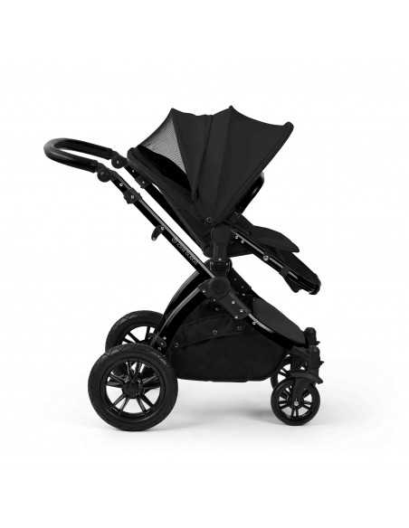 Ickle Bubba Stomp Luxe 12 Piece Travel System with Maxi Cosi Cabriofix i Size Car Seat & ISOFIX Base-Black / Midnight / Black Ickle Bubba