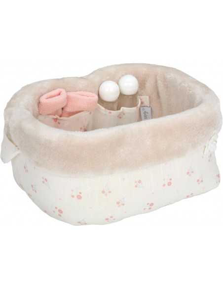 Arias Elegance Basket with Accessories (10 items) - 6334 Llorens Dolls