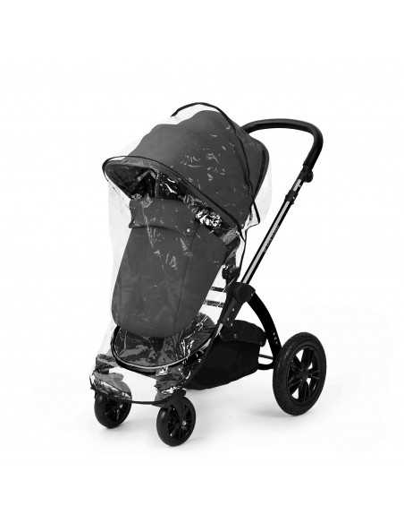 Ickle Bubba Stomp Luxe 12 Piece Travel System with Maxi Cosi Cabriofix i Size Car Seat & ISOFIX Base-Black/Charcoal Grey/Black Ickle Bubba