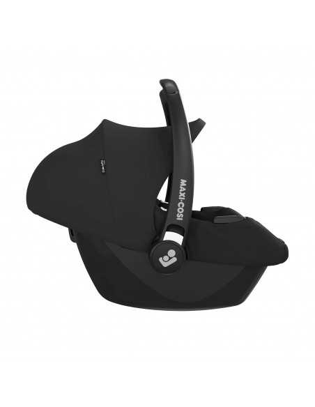 Ickle Bubba Stomp Luxe 12 Piece Travel System with Maxi Cosi Cabriofix i Size Car Seat & ISOFIX Base-Black/Charcoal Grey/Tan Ickle Bubba