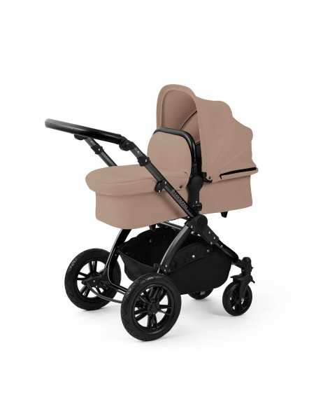 Ickle Bubba Stomp Luxe 12 Piece Travel System with Maxi Cosi Cabriofix i Size Car Seat & ISOFIX Base - Black / Desert / Black Ickle Bubba