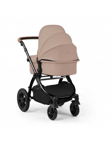 Ickle Bubba Stomp Luxe 12 Piece Travel System with Maxi Cosi Cabriofix i Size Car Seat & ISOFIX Base - Black / Desert / Tan Ickle Bubba