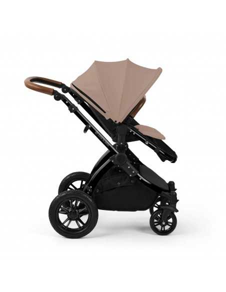 Ickle Bubba Stomp Luxe 12 Piece Travel System with Maxi Cosi Cabriofix i Size Car Seat & ISOFIX Base - Black / Desert / Tan Ickle Bubba