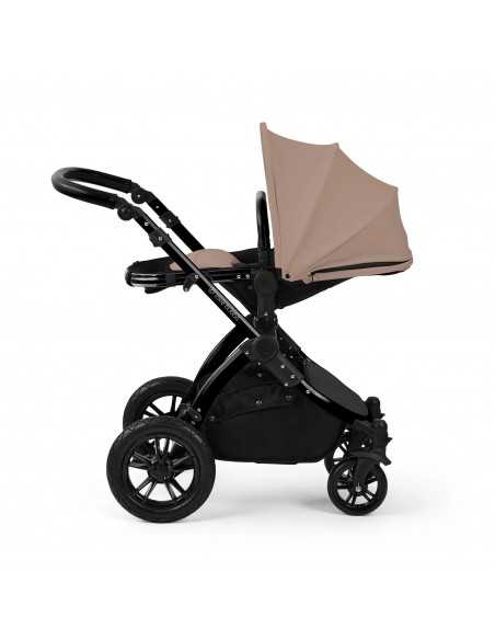 Ickle Bubba Stomp Luxe 12 Piece Travel System with Maxi Cosi Cabriofix i Size Car Seat & ISOFIX Base - Black / Desert / Black Ickle Bubba