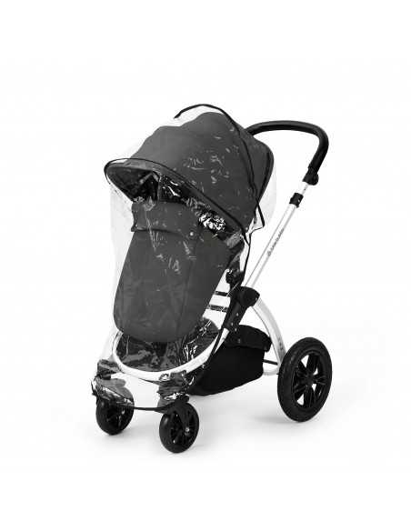 Ickle Bubba Stomp Luxe 12 Piece Travel System with Maxi Cosi Cabriofix i Size Car Seat & ISOFIX Base-Silver/Charcoal Grey/Black Ickle Bubba