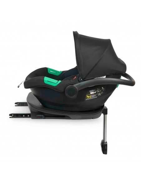 Ickle Bubba Virgo All in One Single to Double i Size Travel System with Isofix Base (Cirrus)-Black/Black/Tan Ickle Bubba