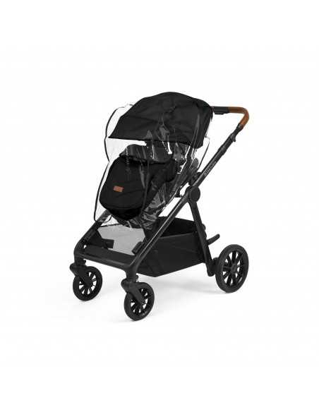 Ickle Bubba Virgo All in One Single to Double i Size Travel System with Isofix Base (Cirrus)-Black/Black/Tan Ickle Bubba
