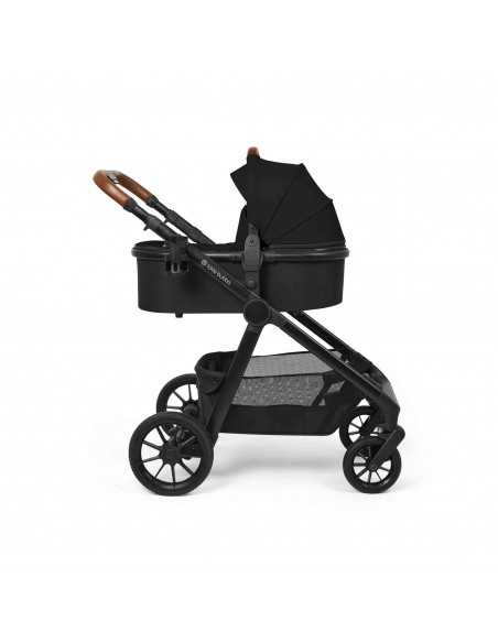 Ickle Bubba Virgo 2 in 1 Single to Double Pushchair-Black/Black/Tan Ickle Bubba