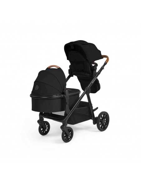 Ickle Bubba Virgo 2 in 1 Single to Double Pushchair-Black/Black/Tan Ickle Bubba