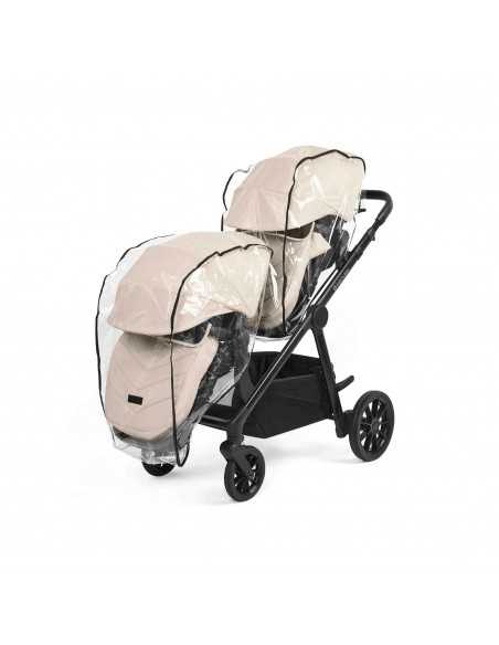 Ickle Bubba Virgo 2 in 1 Single to Double Pushchair-Black/Stone/Black Ickle Bubba