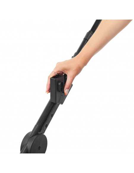 Ickle Bubba Virgo 2 in 1 Single to Double Pushchair-Black/Black/Tan Ickle Bubba