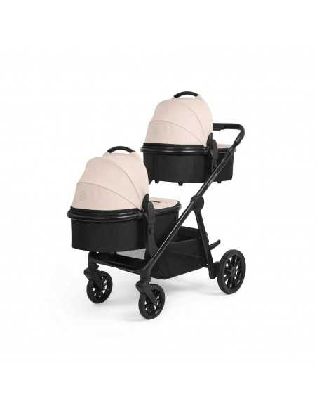 Ickle Bubba Virgo 2 in 1 Twin Pushchair-Black/Stone/Black Ickle Bubba