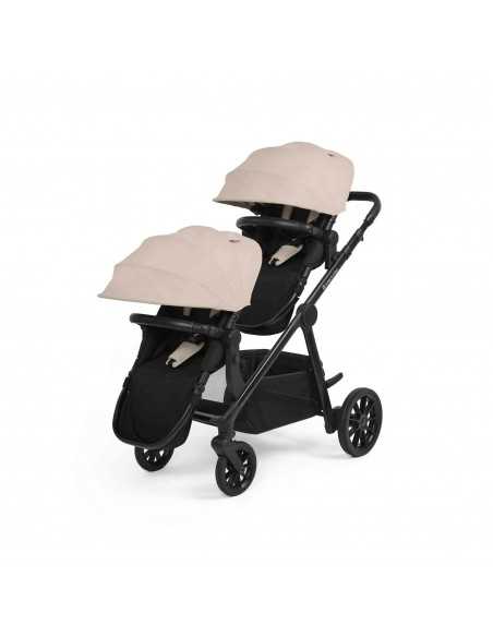 Ickle Bubba Virgo 2 in 1 Twin Pushchair-Black/Stone/Black Ickle Bubba