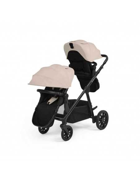 Ickle Bubba Virgo 2 in 1 Twin Pushchair-Black/Stone/Black Ickle Bubba