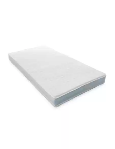 Ickle Bubba Coleby Mini Cot Bed Under-Drawer and All Seasons Premium Pocket Sprung Mattresss (120 x 60cm)-White Ickle Bubba