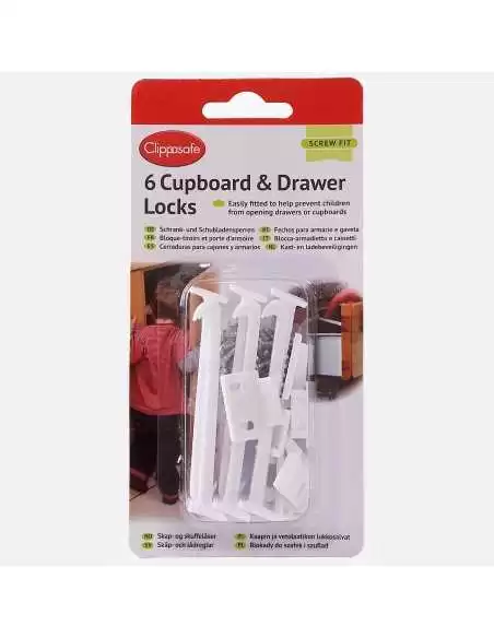 Clippasafe Cupboard & Drawer Locks Clippasafe